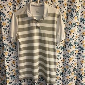 Nike Golf Dri Fit Striped Polo